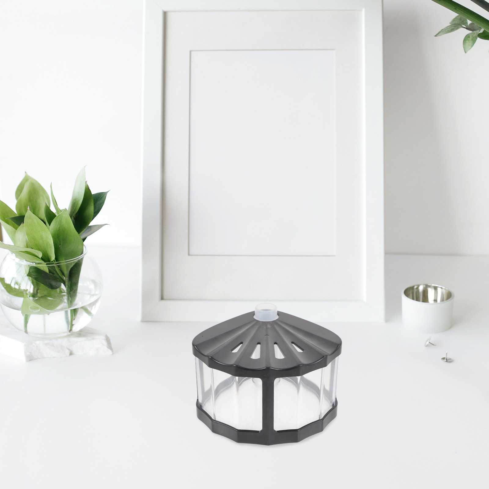 Betta Fish Tank - Mini Akvaryum Tankı Taşınabilir Şeffaf Plastik
