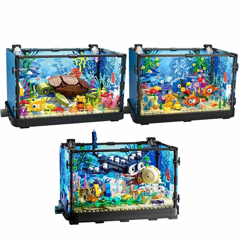 Işıklı Balık Tankı Yapım Blokl - Aquarium Light incelemesi ve fiyatı