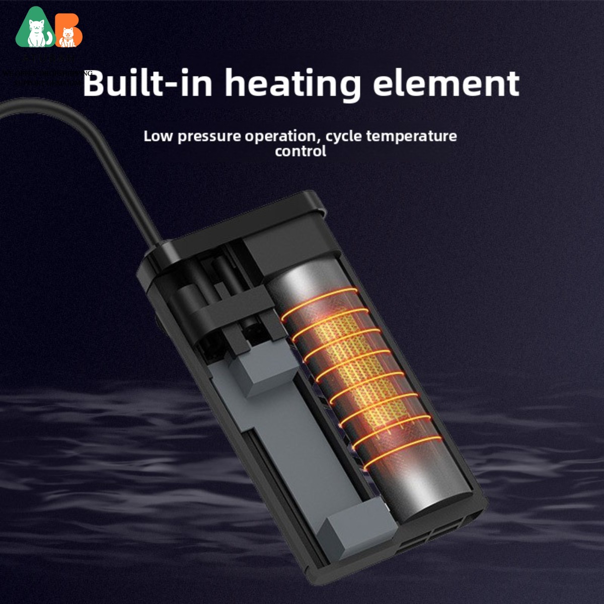 ATUBAN15-50W Dalgıç Dijital Ek - Fish Tank Heater incelemesi ve fiyatı